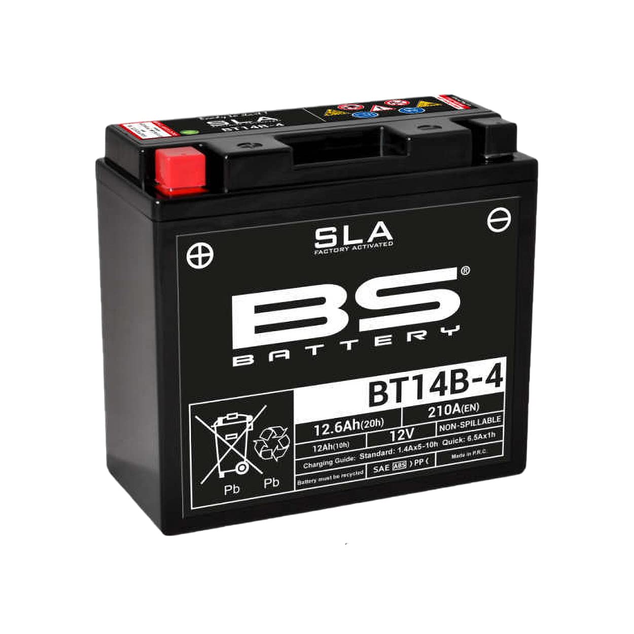 Amazon | BSバッテリー BT14B-4 （GT14B-4 互換） 022235414